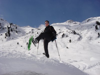 Hoch hinaus mit Schneeschuhen