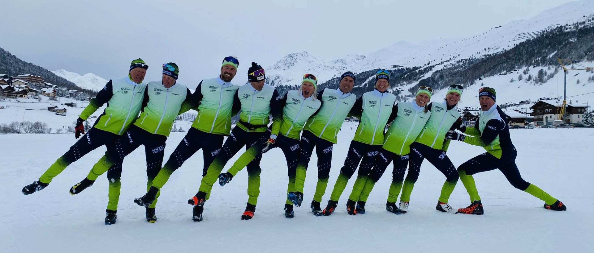 Unser Leiter-Team auf den Loipen